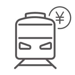 交通・通勤手当のアイコン